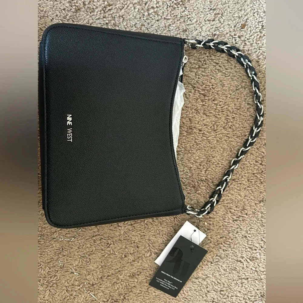 Nine West Black Shoulder Bag - Picture 1 of 3